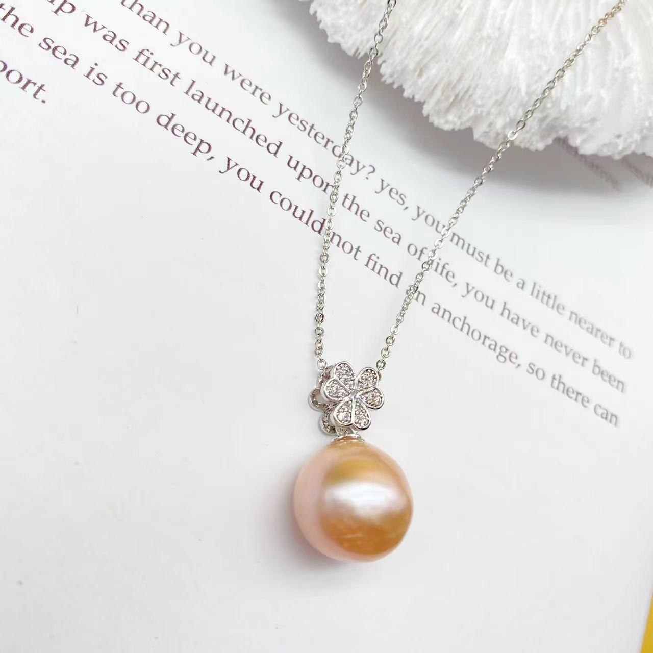 Natural Edison Pearl Women's Elegant and Noble Luxury Necklace Necklace Design All-match Distinctive Clavicle Chain