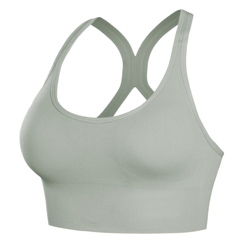 Cross-Border Foreign Trade Beauty Vest Sports Anti-Exposure Bra Push-Up No Steel Ring with Chest Pad Running Bra for Women to Wipe the Chest