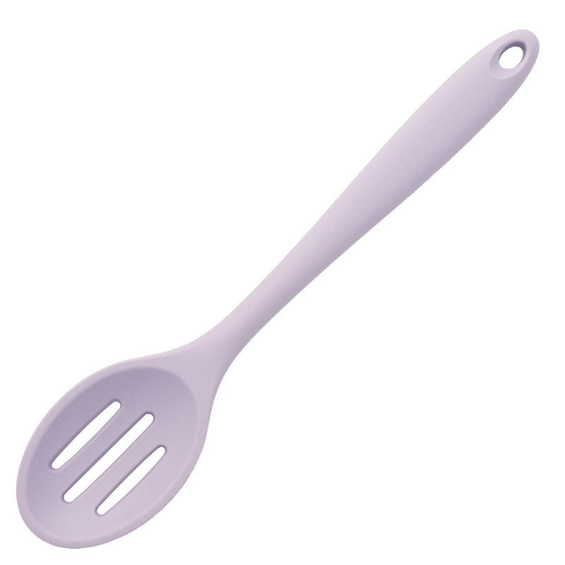 Picture of Cross-border integrated silicone spoon high temperature resistant cooking silicone dense kitchen tableware small soup spoon salad spoon