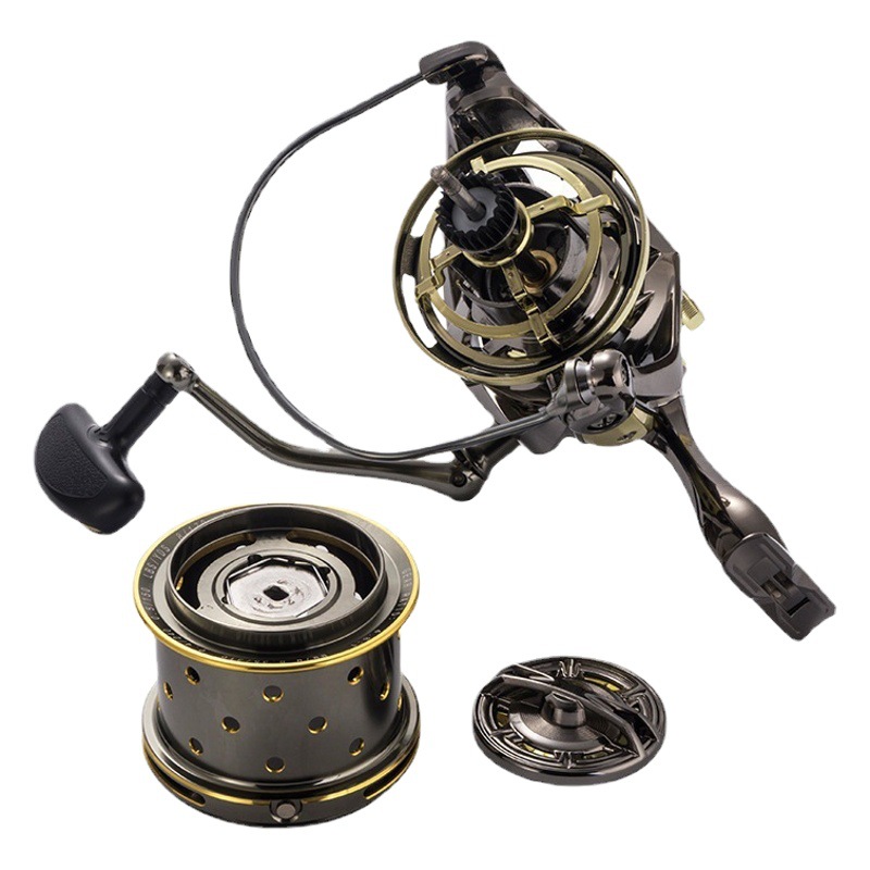 Komailong all metal remote throwing wheel stainless steel bearing sea fishing wheel sea rod fishing wheel spinning wheel anchor fish wheel anti-sea water