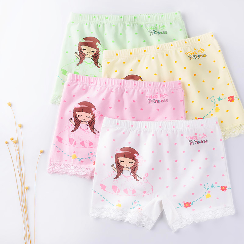 Picture of Wholesale leggings children girls safety pants big children girls underwear dancing solid color shorts cotton anti-light summer