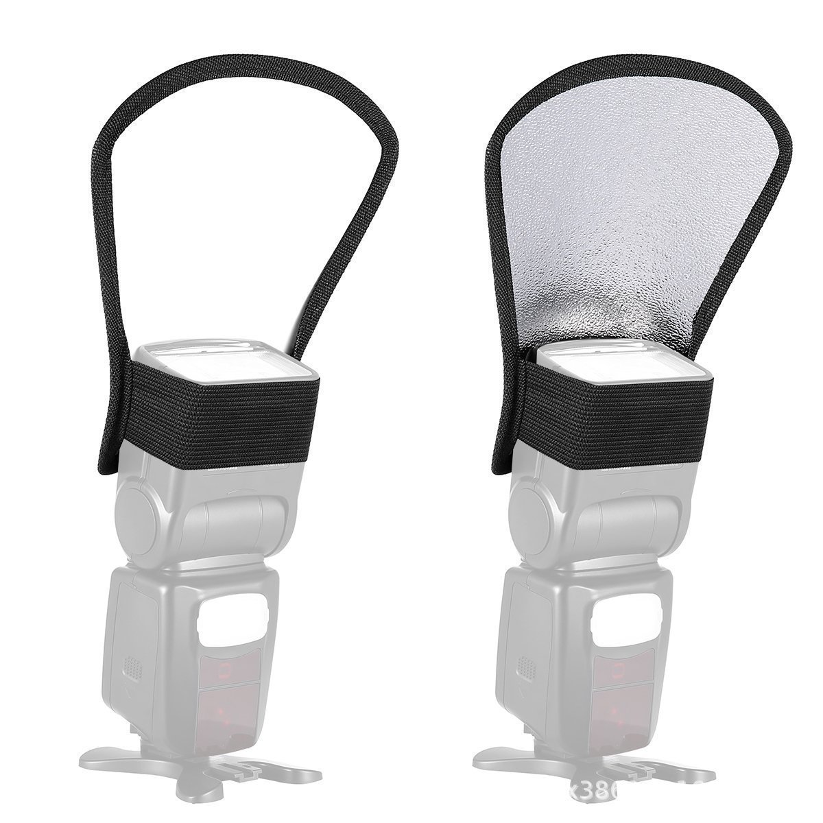 Picture of Camera Gray Card Tapered Photo Flash Light Tube Storage Bag Outer Flash Cover Silver White Reflector Camera Soft Light Cover