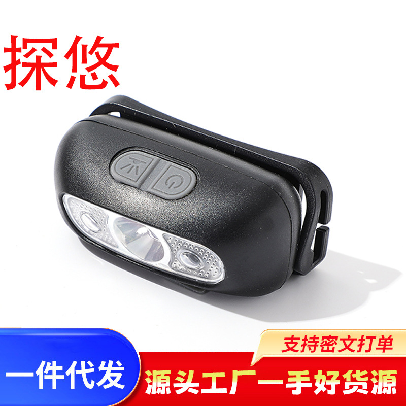 Smart Waving Induction Headlamp Strong Light Long Endurance USB Rechargeable Fishing Outdoor Night Run Lighting Long Shoot Headlamp