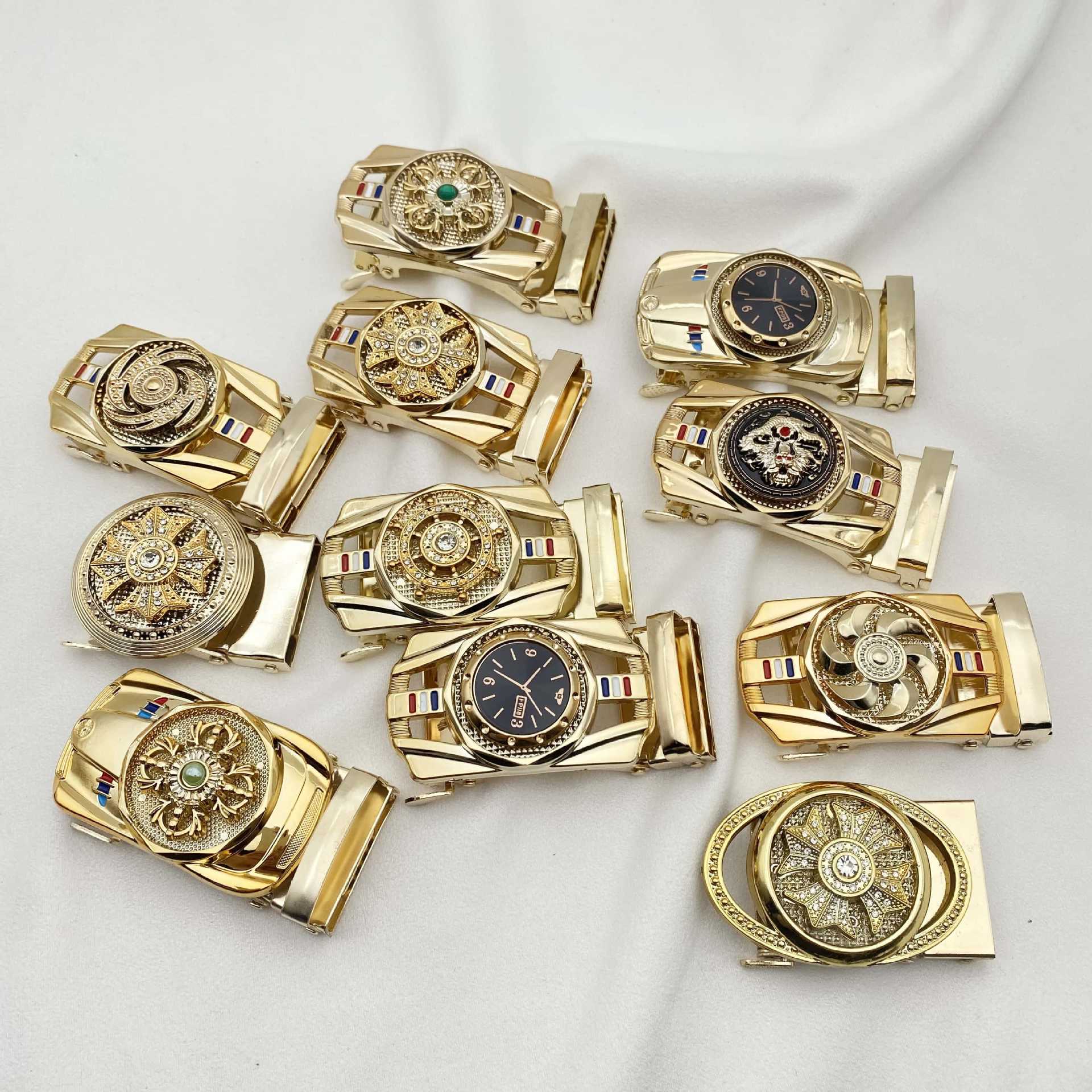 Men's New Time to Run Belt Buckle Single Buckle Head Live Explosions Fair Run Jianghu Merchants Super Supply in stock