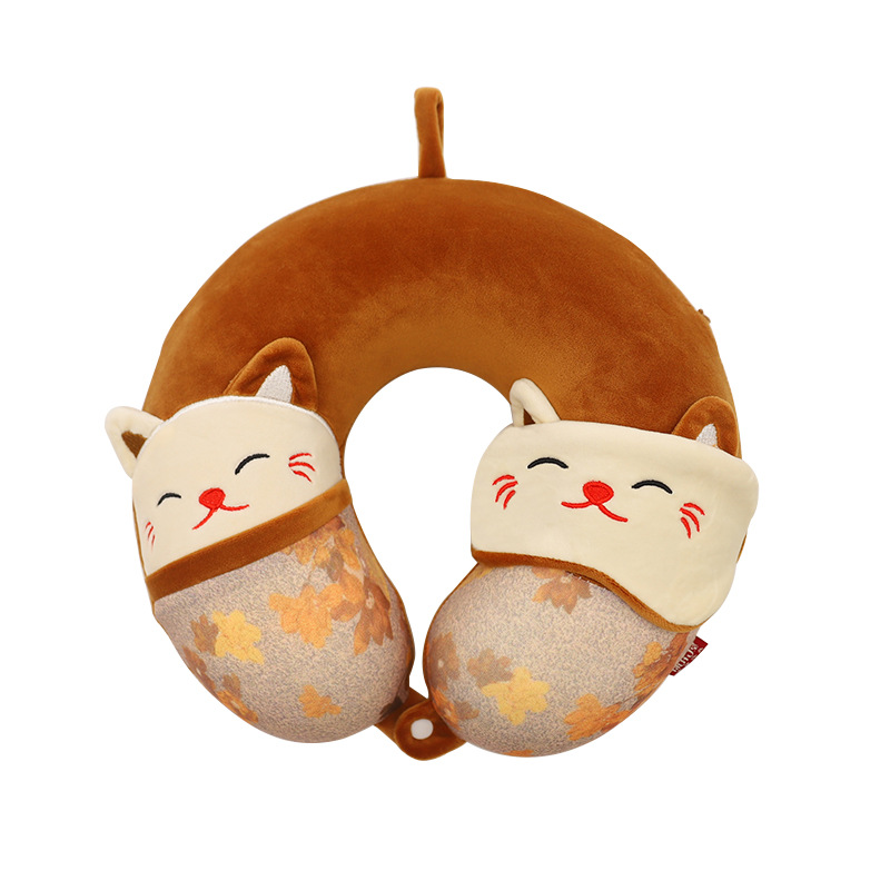 Picture of Cartoon animal slow rebound memory cotton U-shaped pillow leisure house office travel neck pillow neck pillow U-shaped pillow wholesale