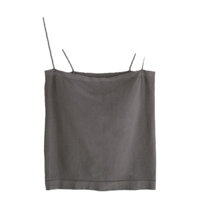 Picture of New 2025 Solid Color Camisole Women's Summer Outer Wear Top No Steel Ring Thin Belt Base Shirt Women's Back