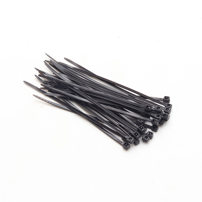 Picture of Black nylon cable tie factory wholesale black and white 3 X100 150200 4*200 plastic rolled cable tie