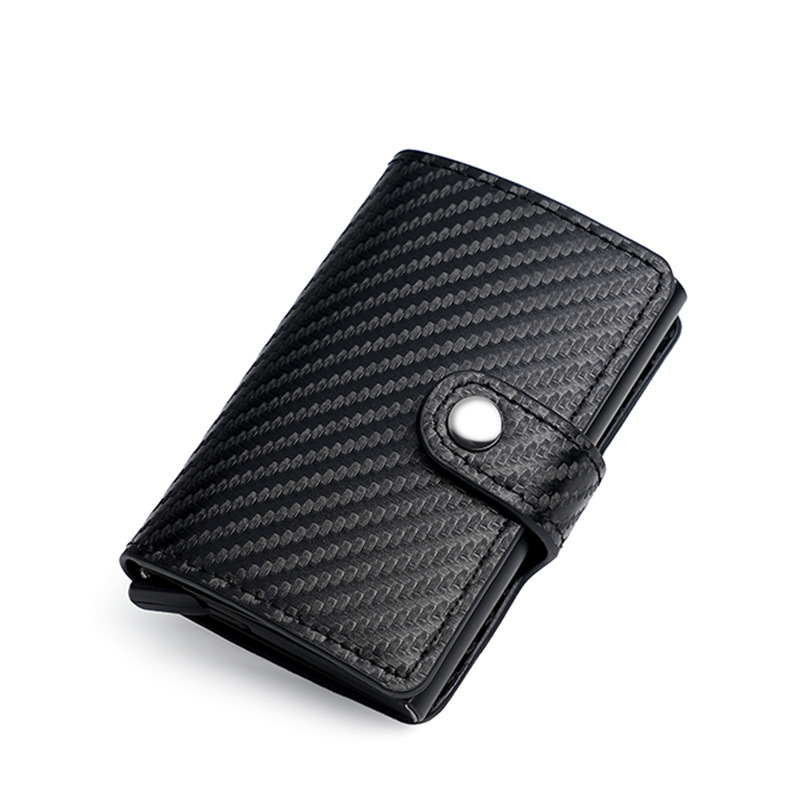 Picture of Manufacturer men and women anti-theft card holder Amazon aluminum box automatic pop-up card holder AliExpress American gold clip New