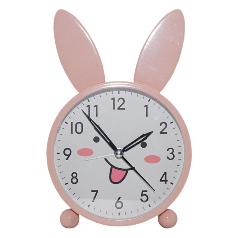 Children's Cartoon Alarm Clock Home Desktop Fashion Electronic Clock Creative Bedroom Student Luminous Mute Clock Wholesale