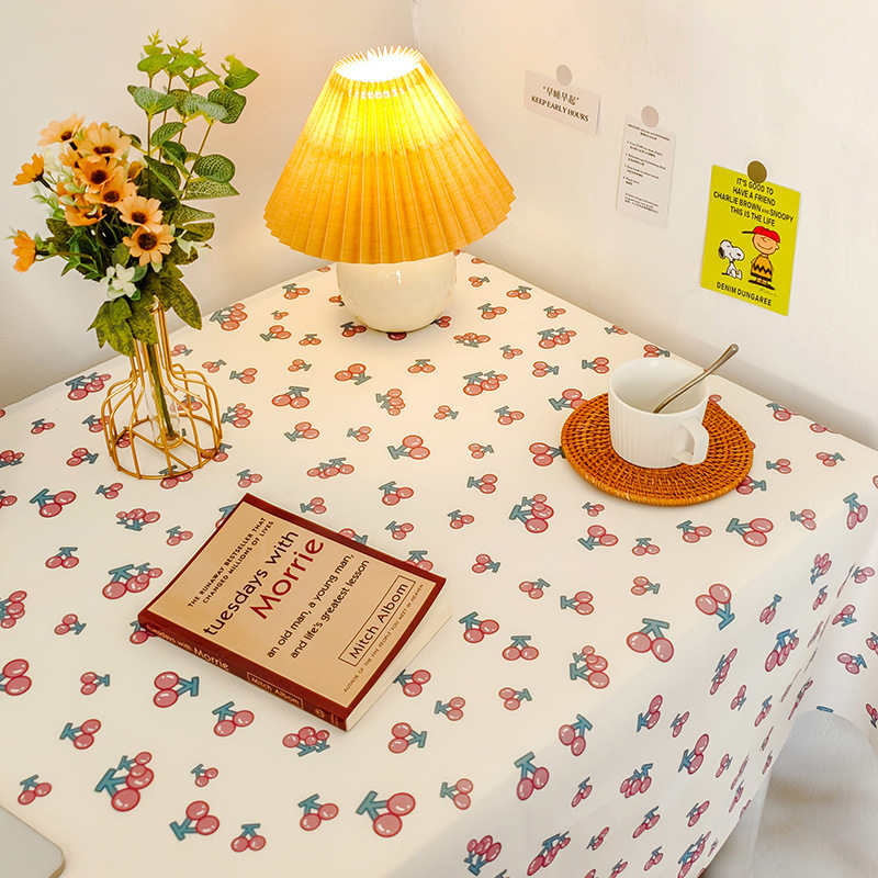 Picture of Checkerboard Tablecloth Ins Style Popular Photo Student Desk Dormitory Decoration Coffee Table Dustproof Picnic Stall Cloth