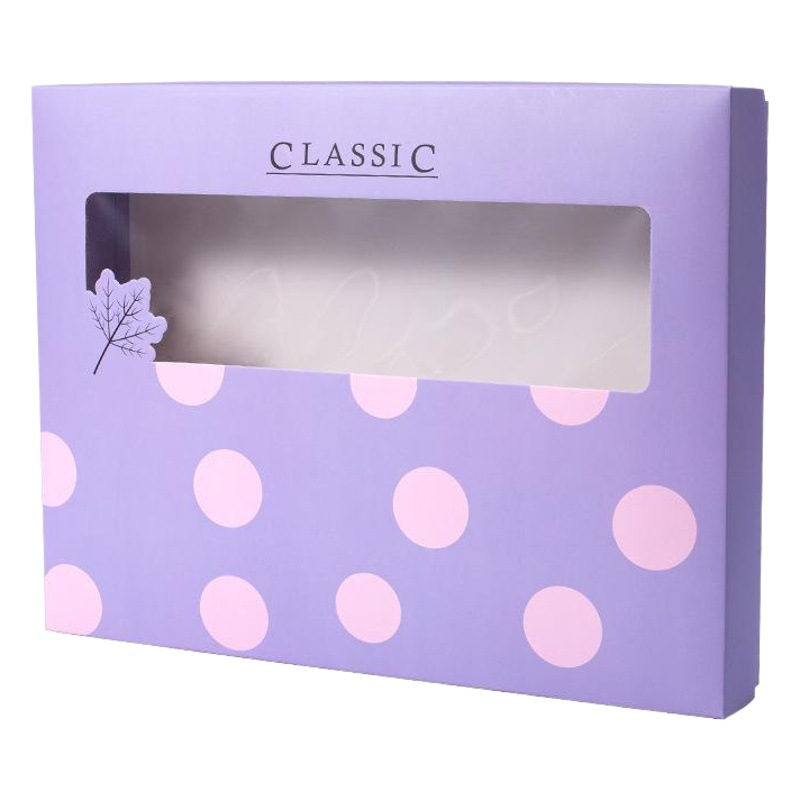 General-Purpose Clothing Packaging Boxes in Stock, Scarf Cross-Border Folding Carton, Integrated Pants and Thermal Clothing Color Box with Window, Corrugated Box