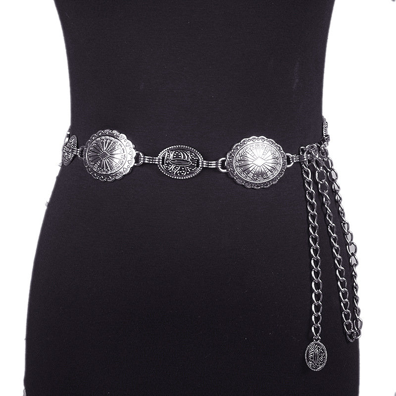 Picture of Cross-Border New Women's Belt, Fashionable and Versatile, Retro-Style Texture Decorative Metal Chain Waist Chain Accessories in Stock
