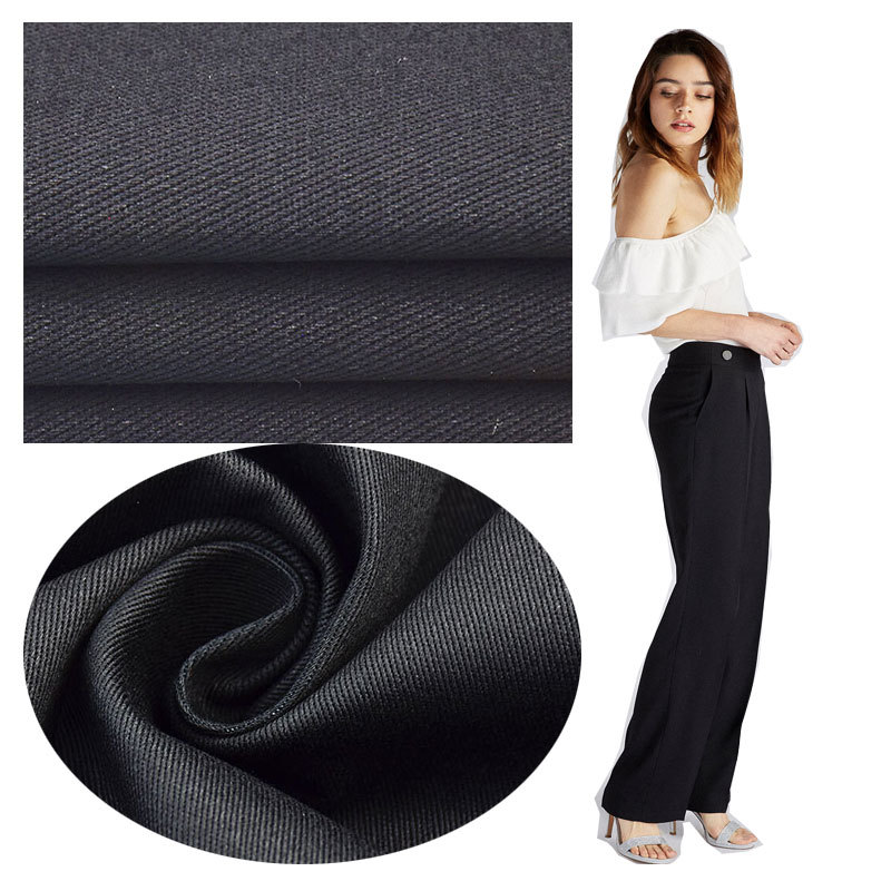 Hot selling polyester cotton fabric T/C polyester cotton twill fabric frock suit twill fabric fashion trench coat jacket