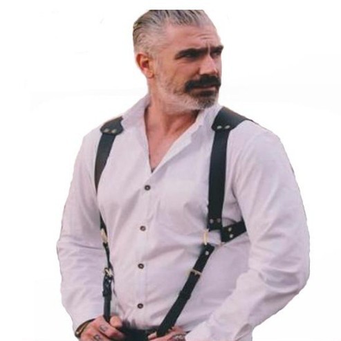 Fashion New European and American Cross-border Explosions Men's Strap Belt Hanging Trouser Belt Integrated Trendy in stock SY-21