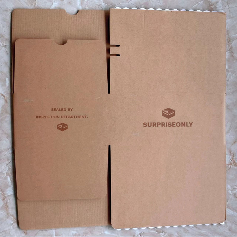 Picture of Tape-Free Tear-Off Box Express Carton Manufacturer Direct Sales Amazon Carton Packaging Kraft Box Ready-Made Zipper Carton