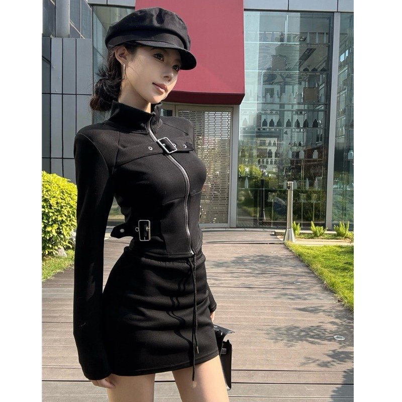 Korean Style Versatile Trendy American Subculture Vintage Cool European and American Style Jacket Top