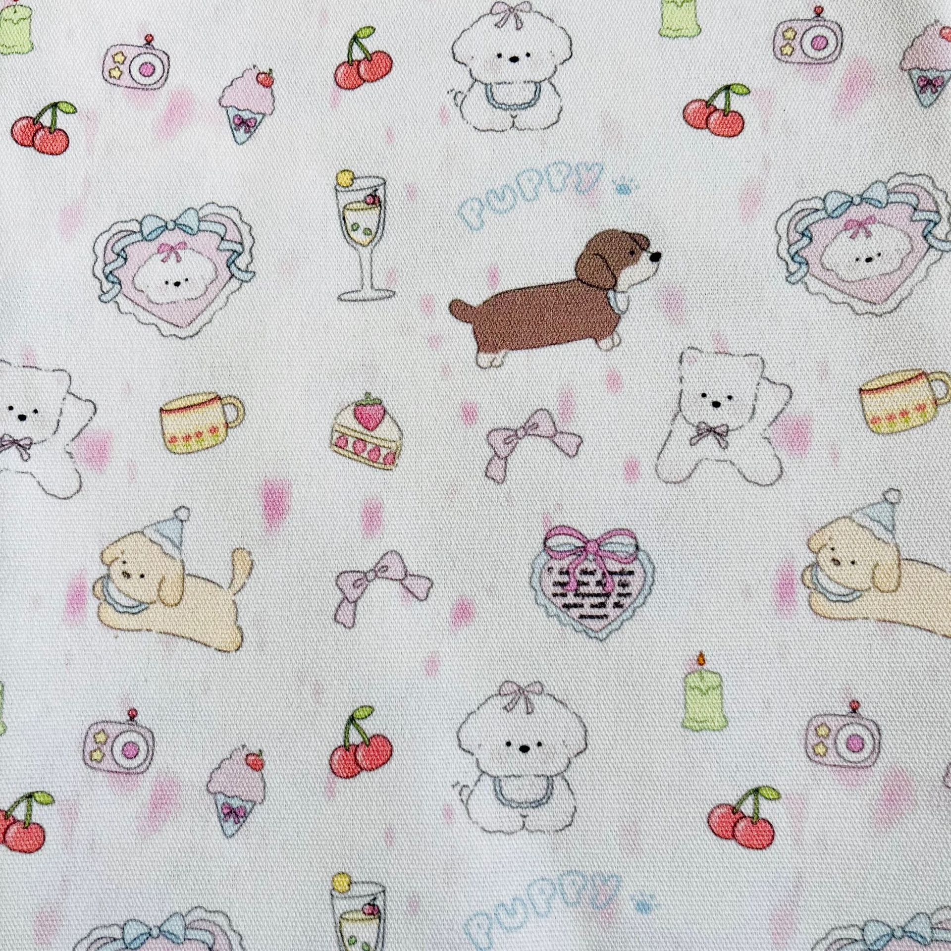 Picture of Bowknot Small Animal All-Cotton Canvas 1.5m Width 1.0m Price Bag Jacket Vest Handmade DIY