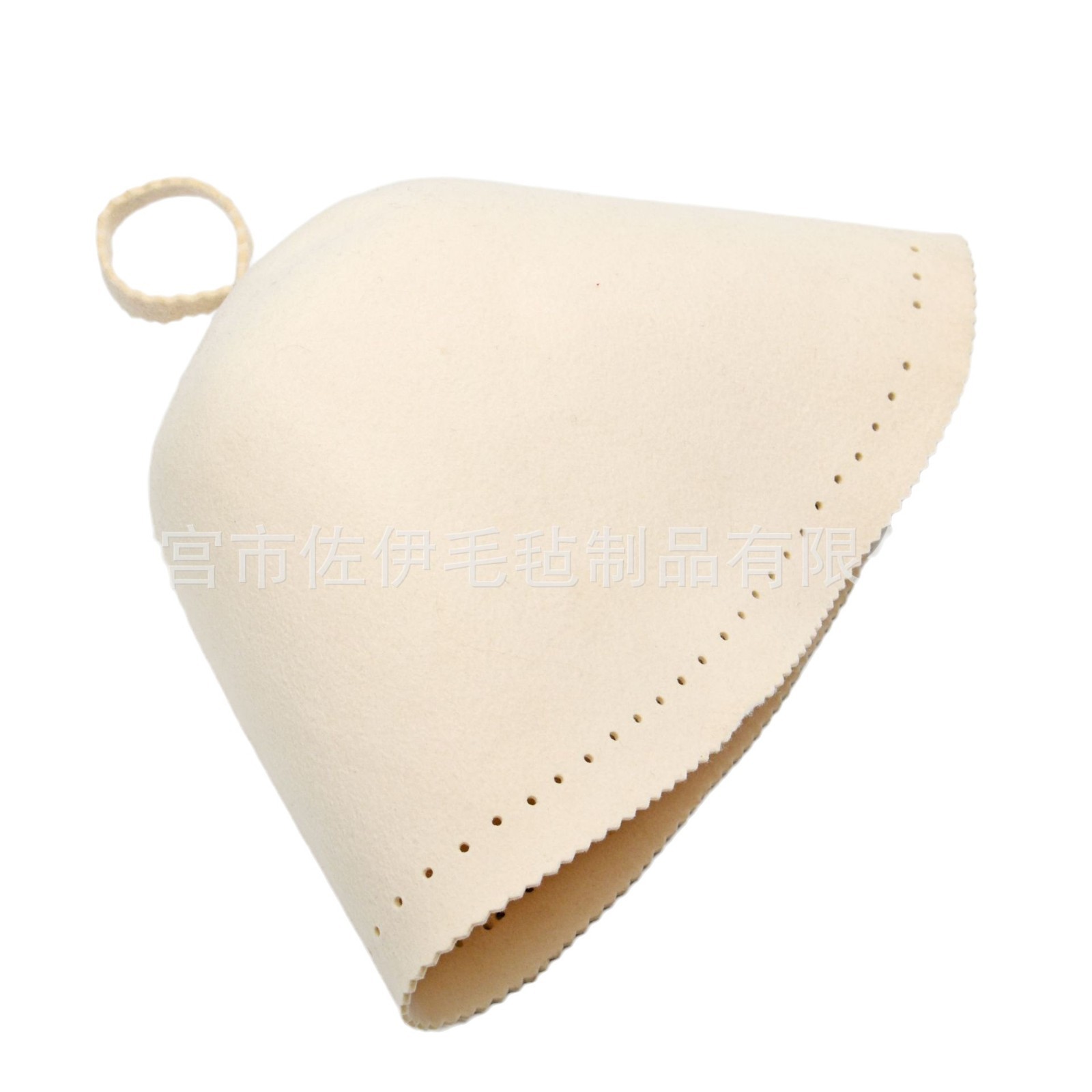 Picture of High-end cross-border felt sauna cap hot spring bath felt sauna cap integrated pressure European wool sauna cap
