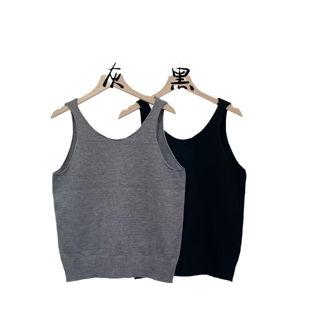 Picture of American Sexy Design High-End Backless Camisole Women's 2025 Summer Sweet and Spicy European and American Loose Sleeveless Top