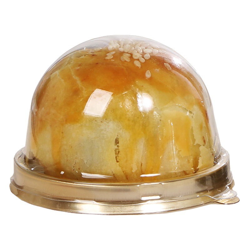 50/80/100g mid-autumn moon cake box egg yolk crisp packing box PET thickened transparent blister box baking inner support box