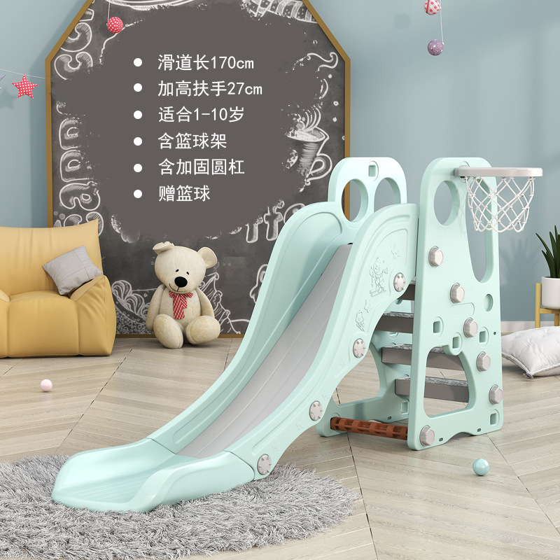 Picture of Children's Thickened Plastic Toys 3 to 10 Years Old Small Family Amusement Park Indoor Household Baby Baby Slide