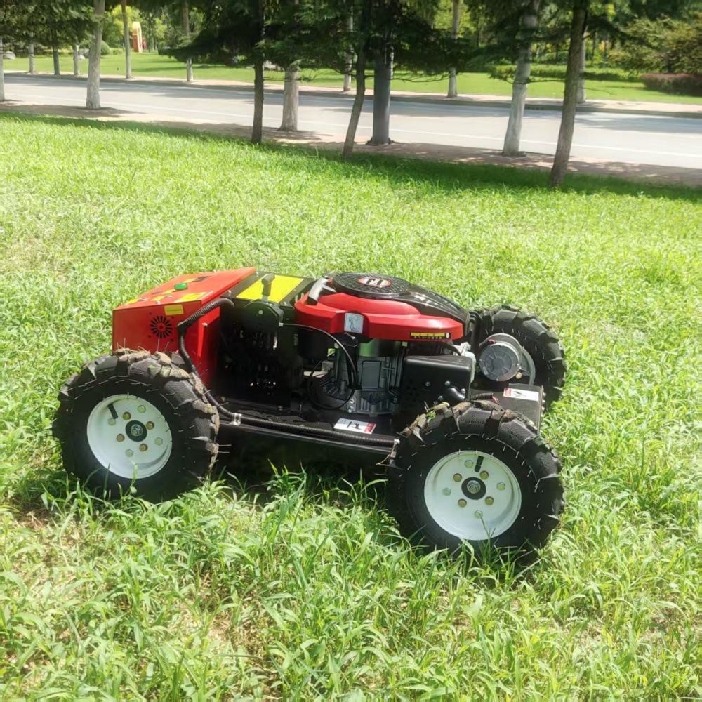 Export Southeast Asia Agricultural Remote Control Lawn Mower Orchard Automatic Weeder Small Home Lawn Trimmer