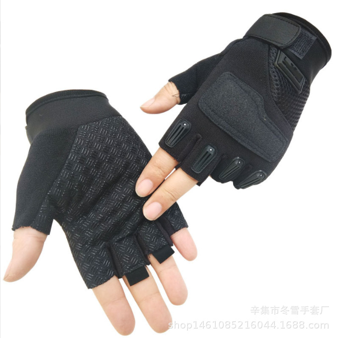 Picture of 511 half finger tactical gloves sports mountaineering outdoor mountaineering non-slip sun protection breathable riding fitness military fan gloves