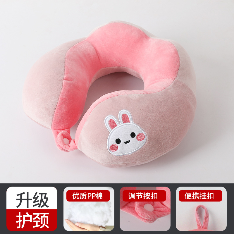Picture of PP cotton u-shaped pillow travel pillow crystal velvet comfortable neck pillow office nap can add logo gift wholesale