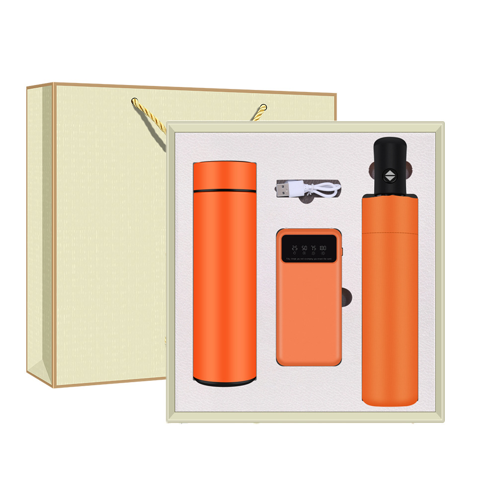 Picture of Cross-Border Business Gifts, Thermos Cup, Umbrella Set, Company Annual Meeting Event, Customized Anniversary Gifts for Customers