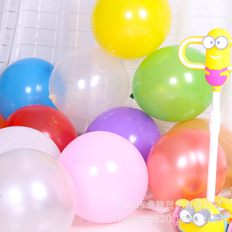 Picture of Cross-border 18 inch matted latex balloon retro color balloon wedding decoration round helium floating air ball wholesale
