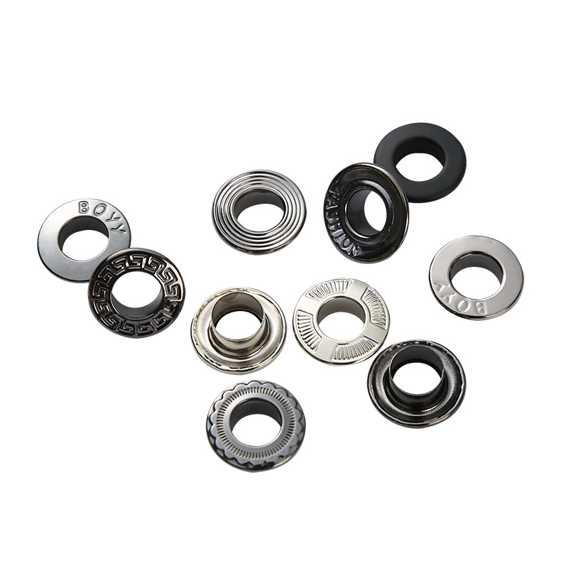 Picture of Anti-rust Round Copper Air-eye Hollow Metal Eyelet Clothing Eyelet Button Shoe Eyelet Bag Hangtag Eyelet Button
