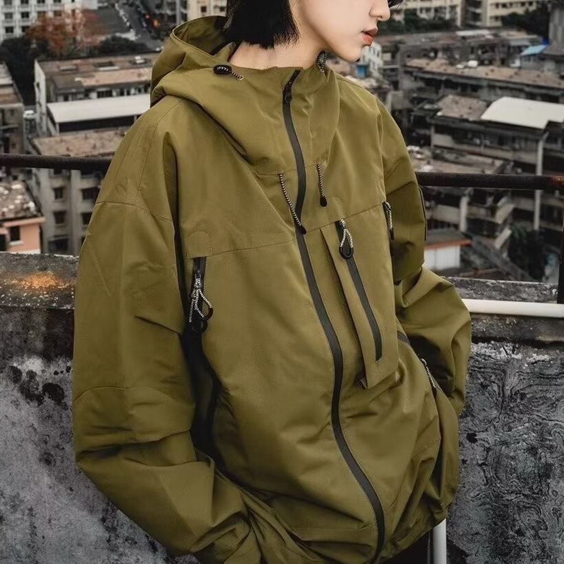 Cross-border American-style Functional Outdoor Niche Jacket Spring and Autumn 2024 New All-match Hip-hop Casual Sports Clip