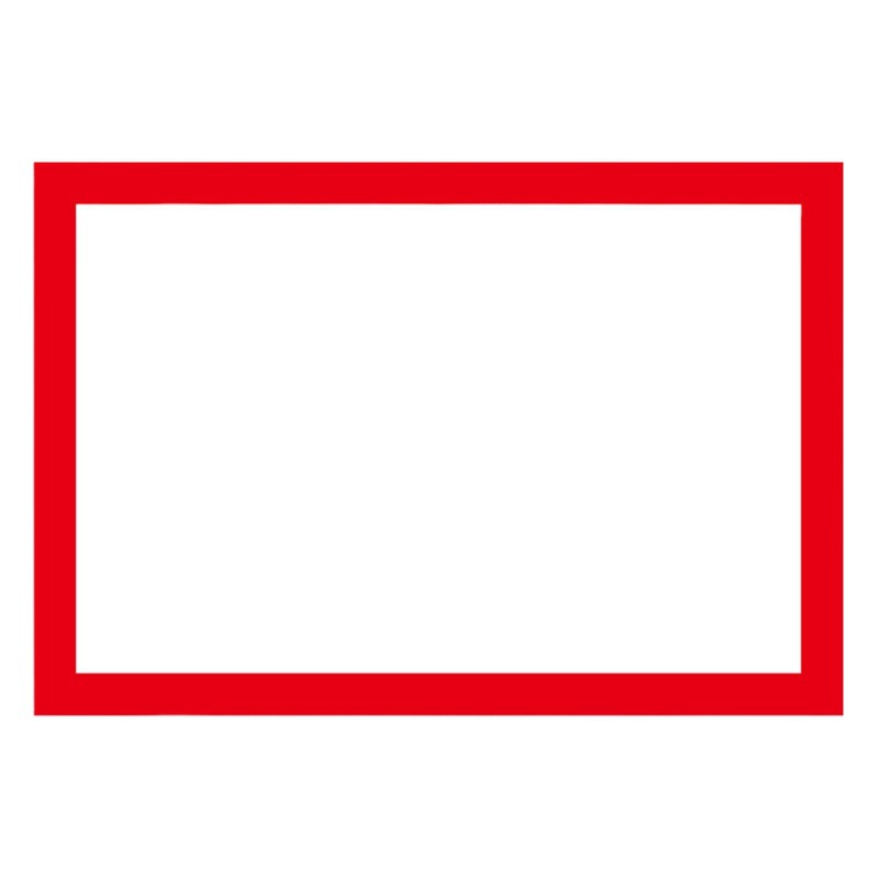 Color Border Cardboard Children's Painting Frame Simple Cardboard Frame Black and White Thickened Round Hard Cardboard Drawing Paper