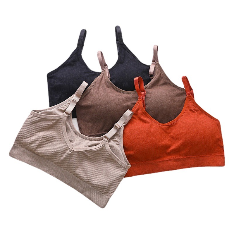 Popular Japanese original bear thread beauty back wrapped chest tube top for girls no steel ring bottoming vest underwear for women