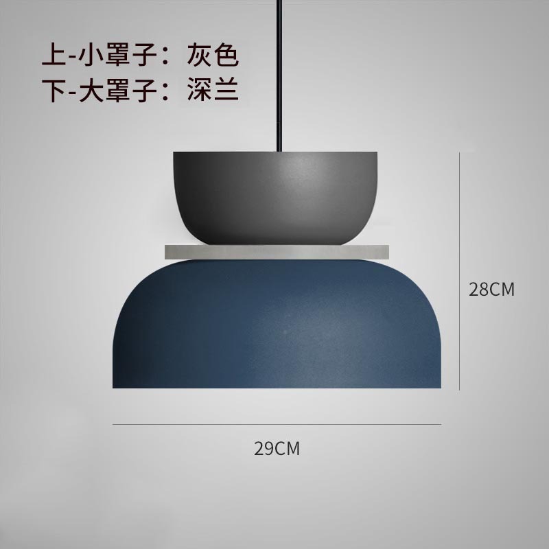 Picture of Source Cross-Border Direct Sales Simple Nordic Restaurant Lamp High-End Living Room Chandelier Macaron Acrylic Chandelier