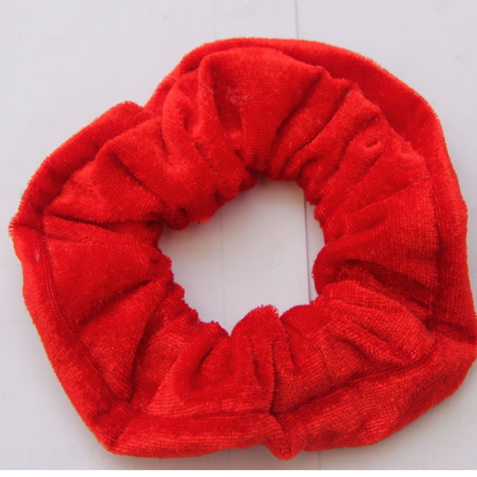 Picture of Amazon Gold Velvet Cloth Pig Intestine Hair Ring Velvet Mother Headband Grandma Jewelry Rubber Band Wholesale