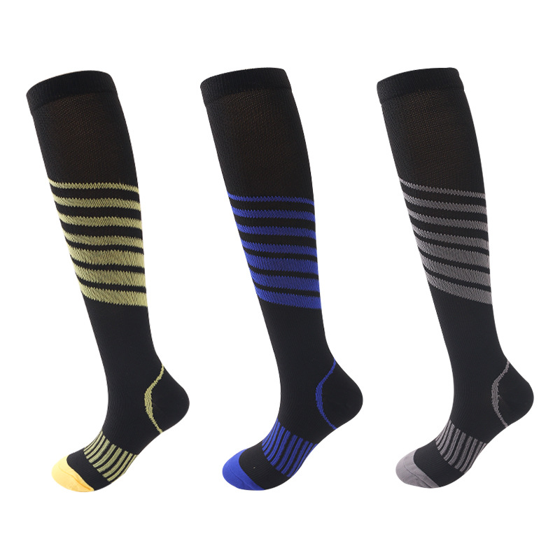 Picture of Sports Compression Socks, Multi-Color Pressure Compression Sports Socks for Men and Women, Running Sports Socks, in Stock, Direct Supply from the Manufacturer, Sweat-Absorbent
