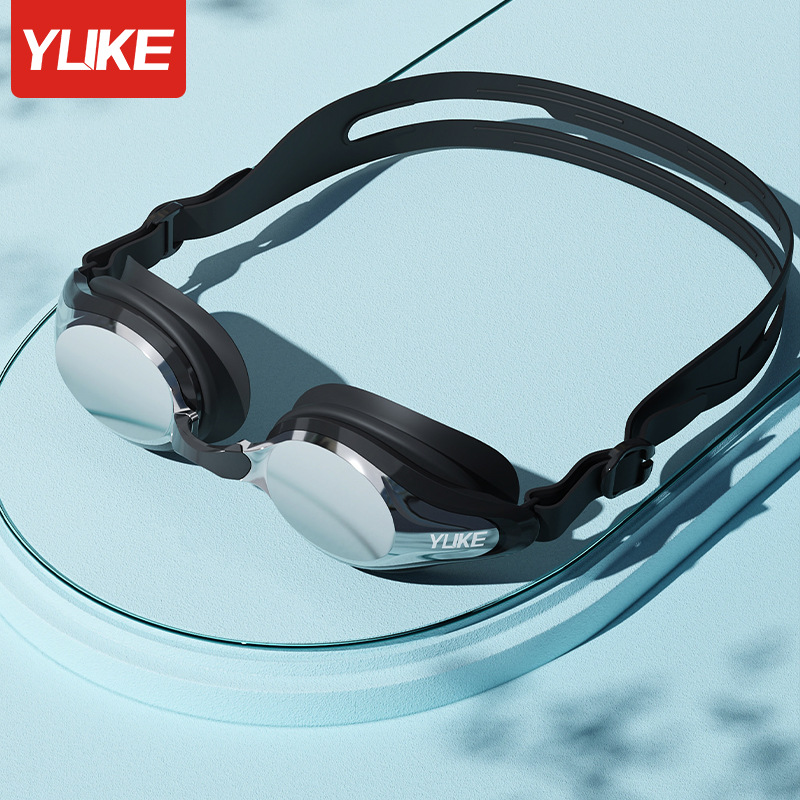 Picture of Swimming goggles women HD waterproof anti-fog myopia Degree Men's professional swimming glasses diving equipment wholesale