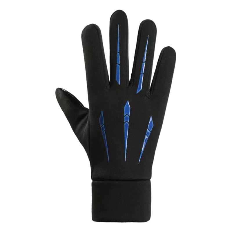 Gloves men's winter warm touch screen windproof waterproof non-slip driving outdoor riding fleece gloves women's gloves
