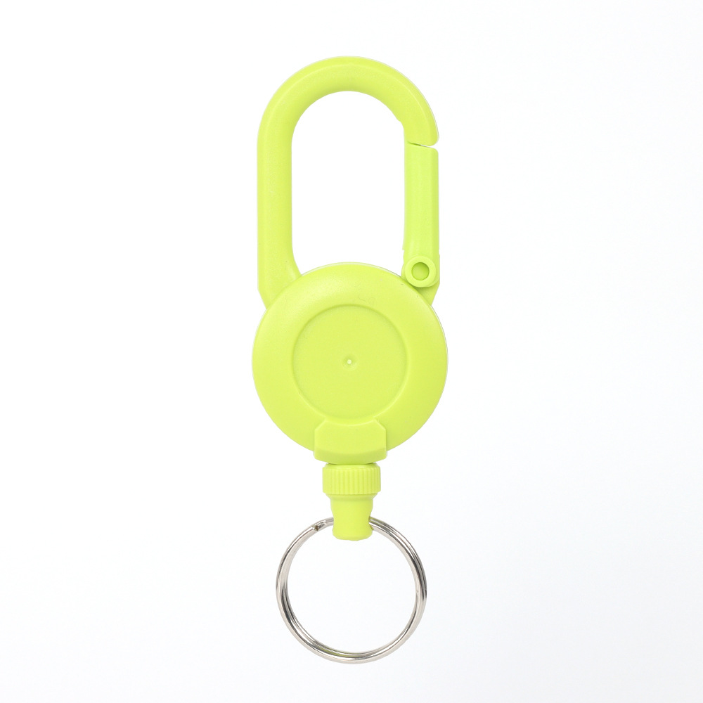 Picture of Retractable key chain elastic pull rope easy pull buckle anti-loss extension cord high rebound easy pull key chain