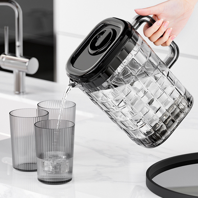 Picture of High Color Value Cold Water Kettle Household Large Capacity Cold Water Cup High Temperature Resistant Plastic Cold Soaking Water Storage Kettle Cold Water Kettle suit