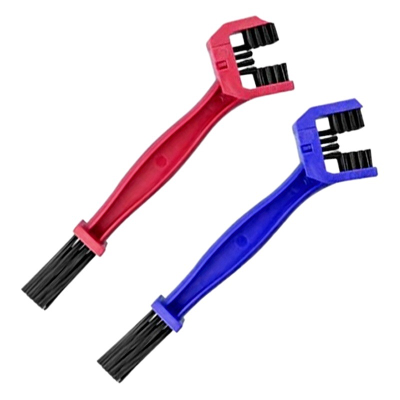 Picture of Bicycle Chain Cleaning Brush Motorcycle Bicycle Cleaning Brush Three-sided Chain Cleaning Brush Square Large Brush