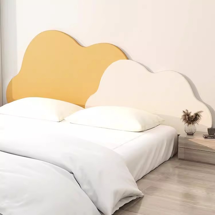 Clouds Bedside Tatami Wall Soft Bag Felt Wall Stickers Bedside Anti-collision Wall Cover Ugliness Decorative Bed Wall Bezel
