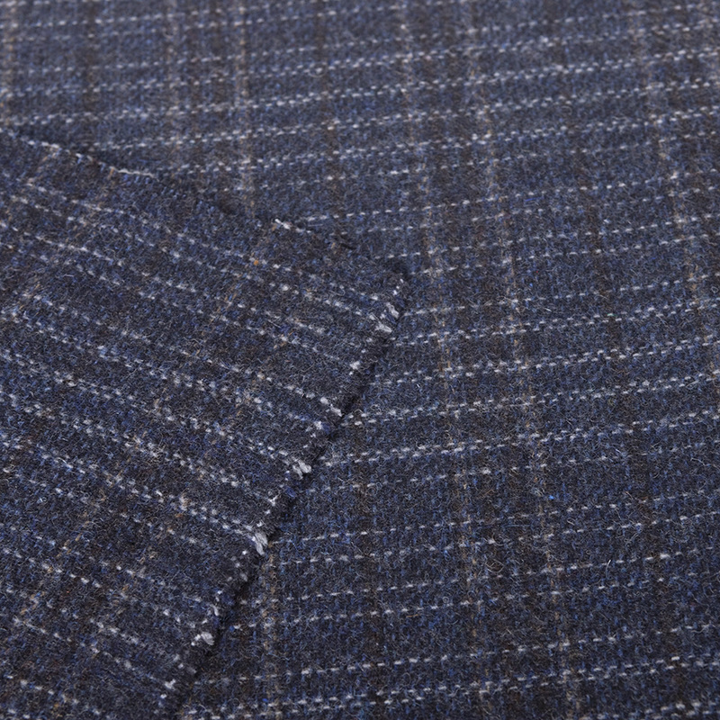Picture of Wholesale 30 Wool Mark Plaid Fabric Wool Plaid Woolen Outwear Clothing Outwear Woolen Wool Polyester Fabric