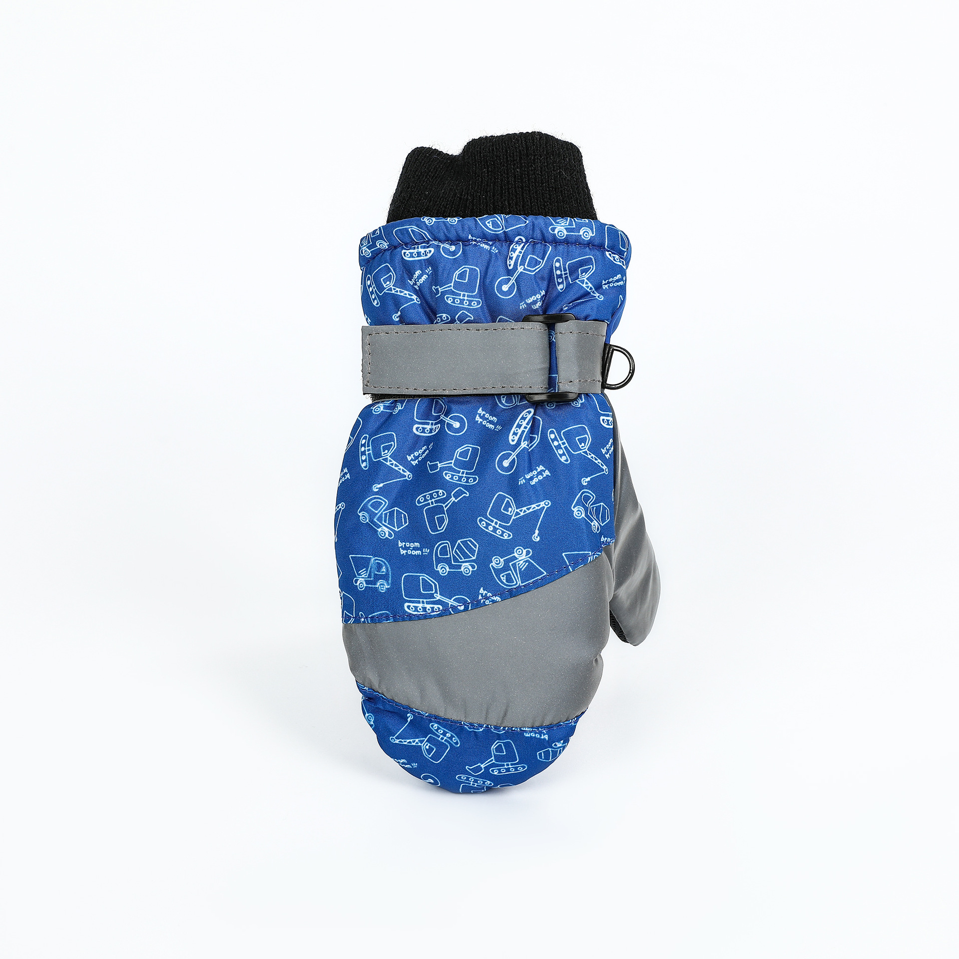 Picture of Carefully Selected Cartoon Printed Mittens Kidsren's Warm Gloves 2-6 Years Old Winter Outdoor Sports Windproof Ski Gloves