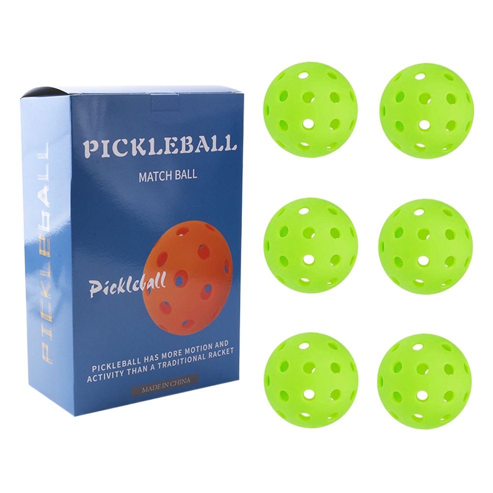 40-Hole 74mm Pickleball Colored Boxed Golf Ball with Holes, Pe High-Elasticity Floating Ball, Direct Sale from Manufacturer