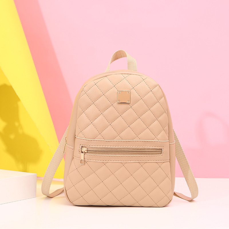 Picture of Diamond Embroidered Backpack Fashionable Simple Sequin Decoration Solid Color Large Capacity Convenient Shoulder Bag