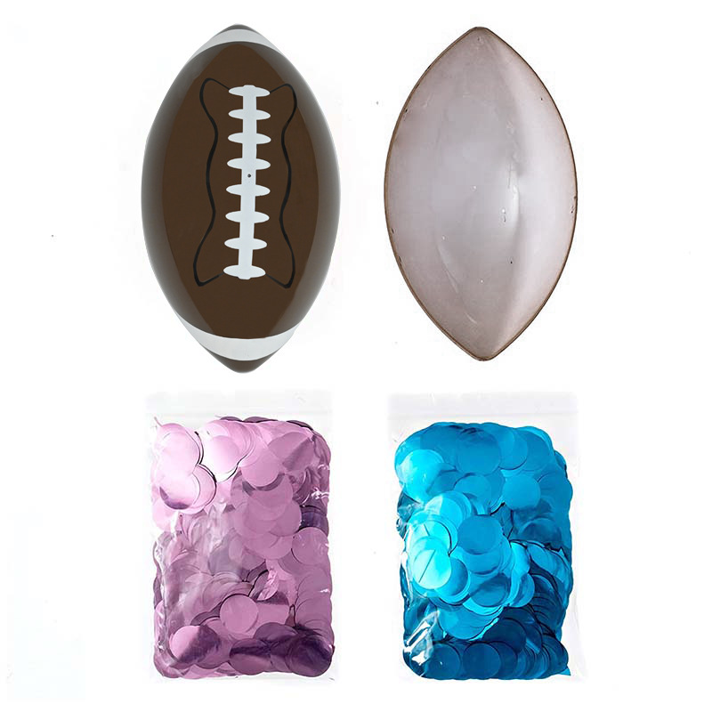 Picture of gender reveal Football golf ball gender reveal birthday party Baseball balloon bag wholesale
