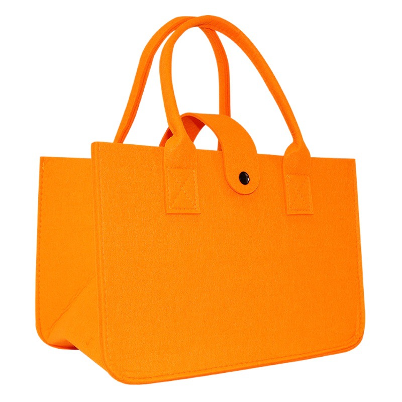 Spot Blank Multi-Color Stereo Commuter Felt Cloth Tote Simple Modern Souvenir Felt Cloth Bag Custom Logo