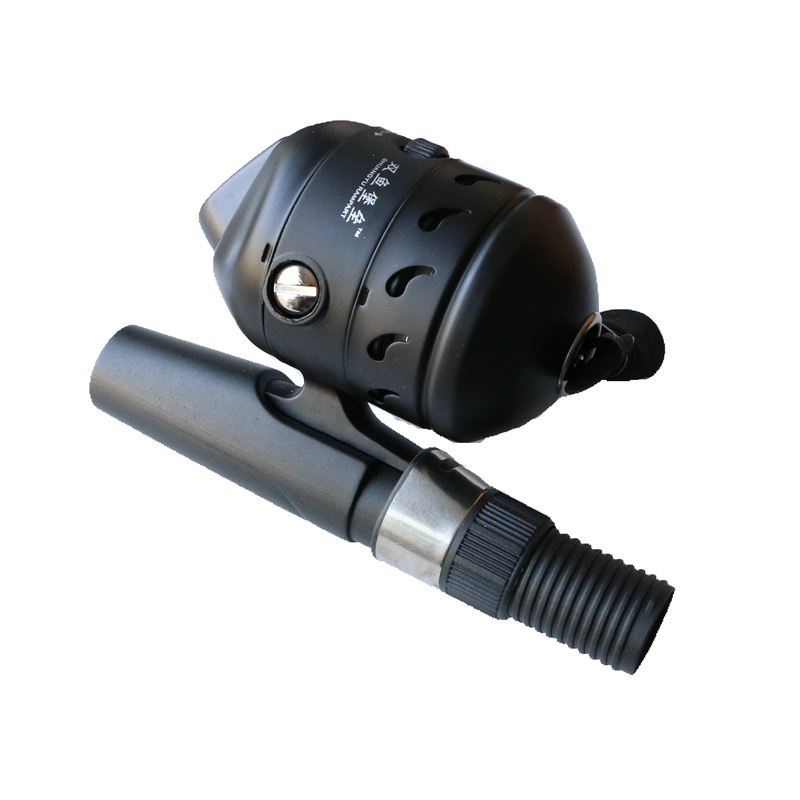Picture of Cross-border Pisces Fortress Fish Shooting Wheel Seat Plastic Pulley Tube Slingshot Fish Shooting Fixed Base with Wire Card Seat Accessories